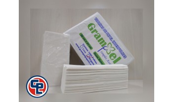 Papel Interfolha Grampel 100% Celulose 22X21cm c/1000.