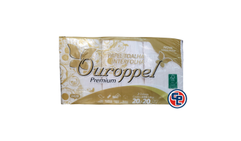 Papel Interfolhado Ouroppel Celulose c/1000 20x20.